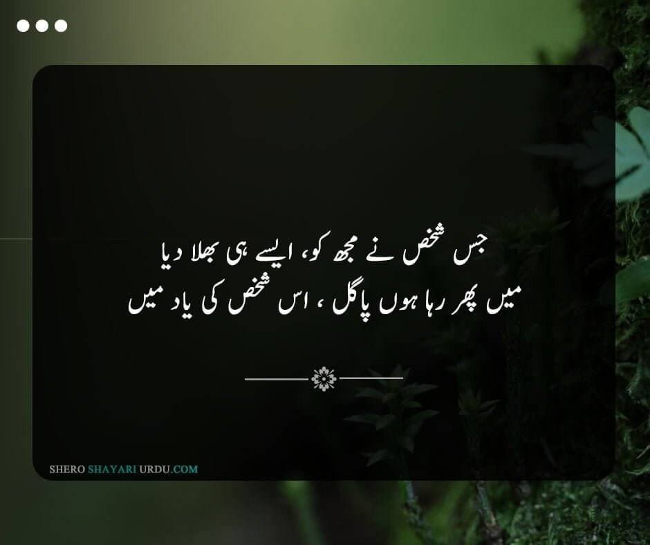 Yaad Poetry in Urdu | Shayari Yaad Per