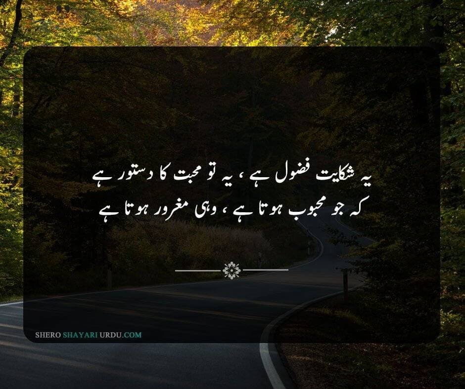 Shikwa Shayari | Shikwa Poetry In Urdu