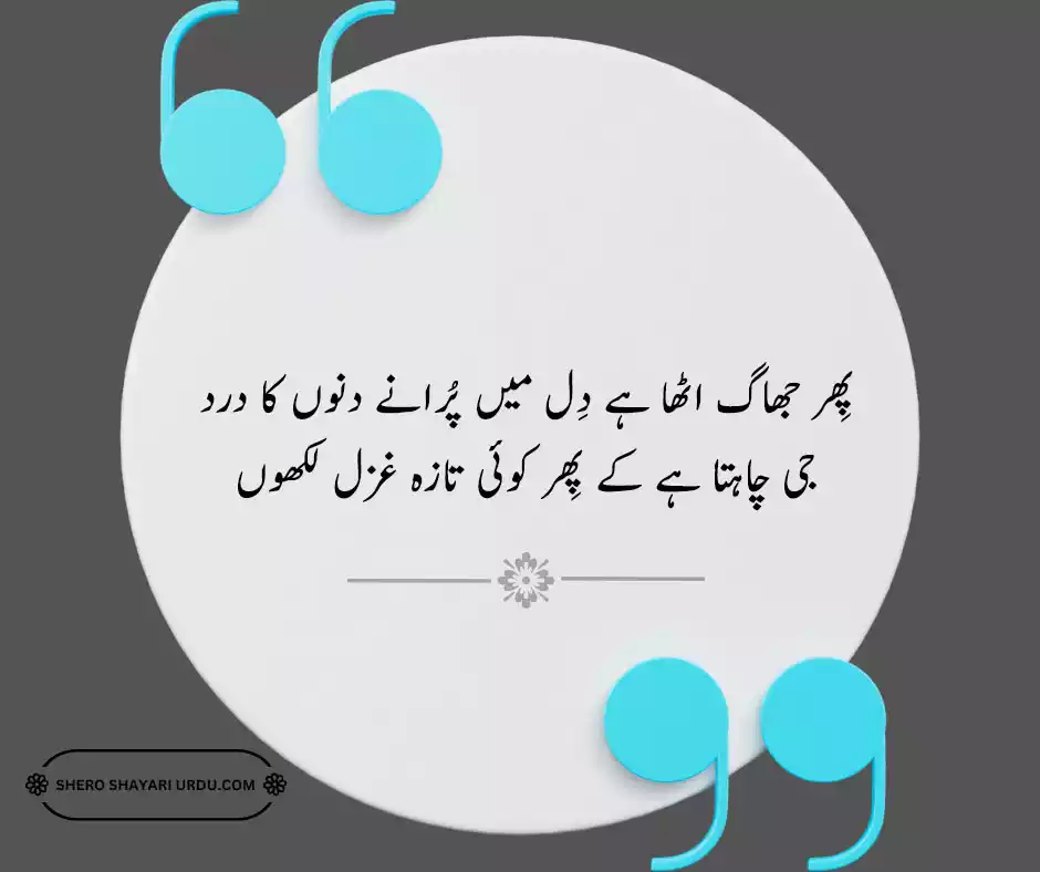 Urdu Ghazal Poetry - Famous Ghazal Shayari Shero Shayari Urdu