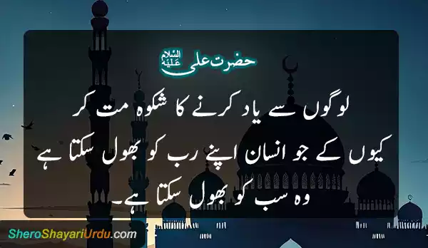 Best Mola Ali Quotes Urdu, Imam Ali (A.S) quotes